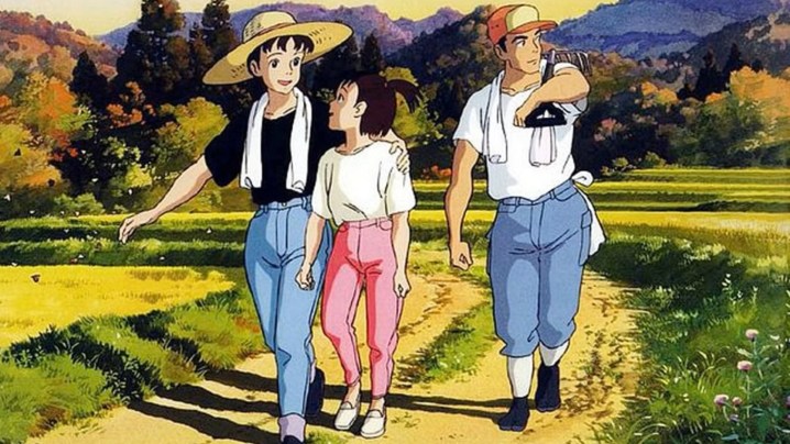 Taeko Okajima back a her family's farm in Only Yesterday.