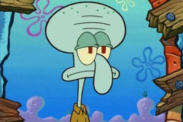 Squidward from Spongebob Squarepants.