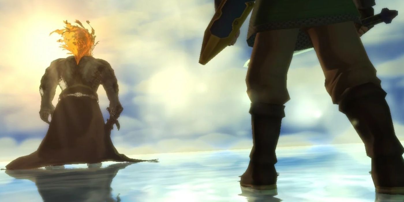 Link vs Demise in Skyward Sword.