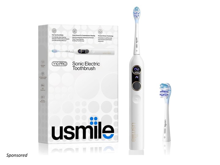 usmile Y10 sonic smart toothbrush sponsored