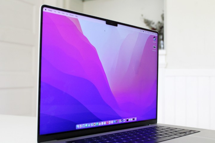 The display of the 2021 MacBook Pro 16-inch.