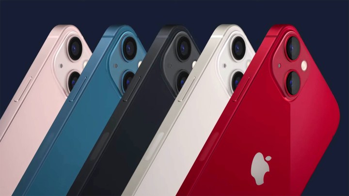 New iPhone 13 Colors: Pink, Blue, Midnight, Starlight, & Product RED.