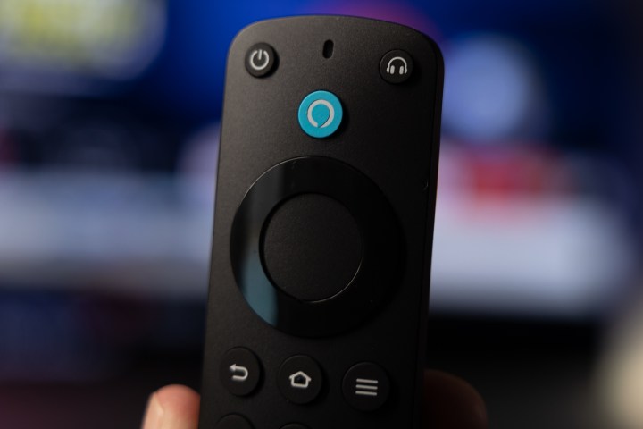 Amazon Alexa Voice Remote Pro top buttons.