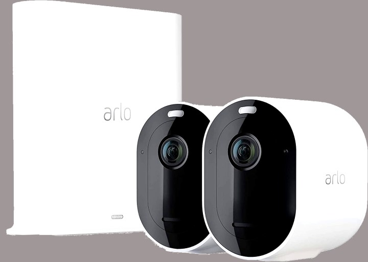 The Arlo Pro 3 home security camera system.