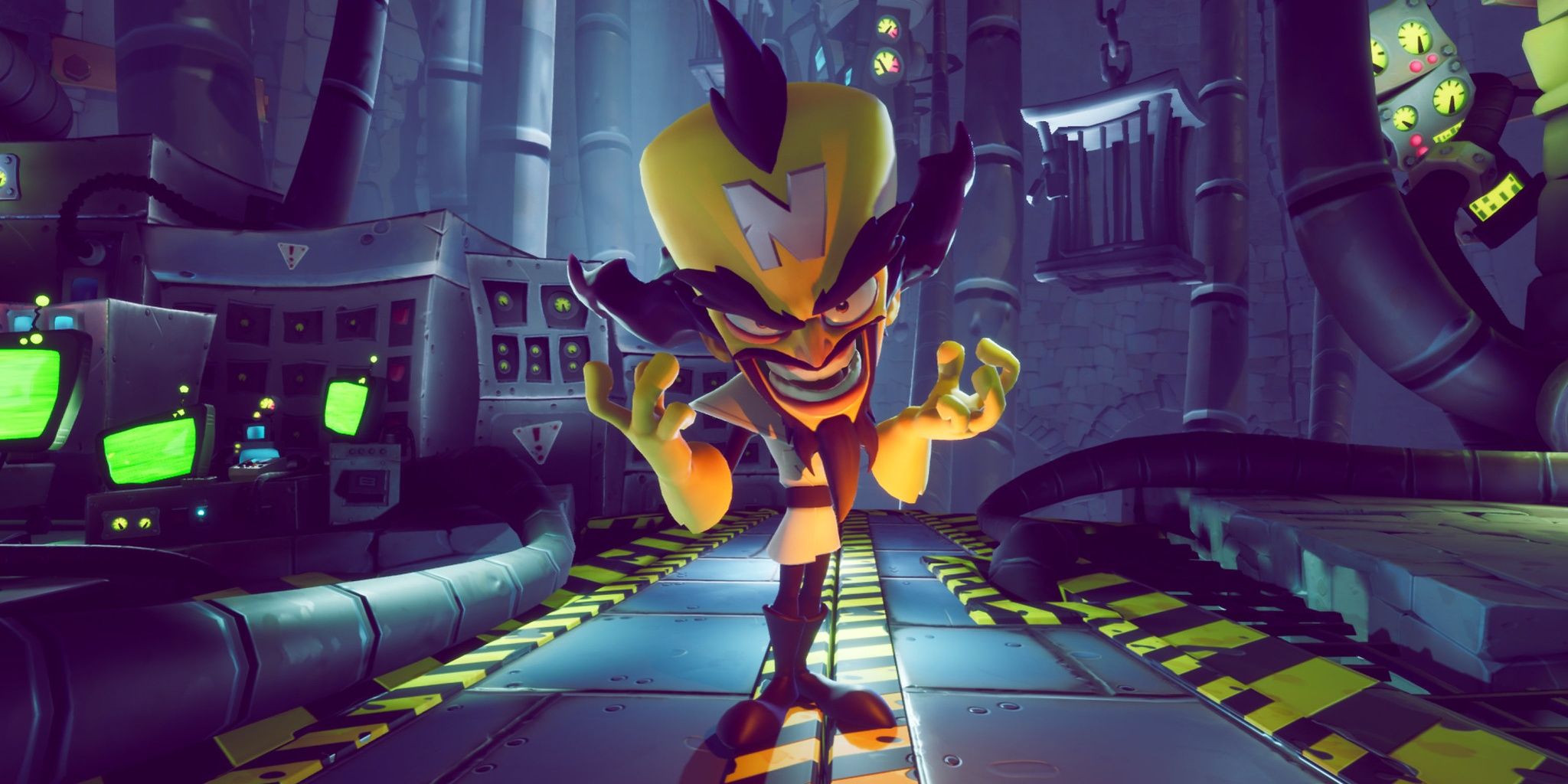 Dr. Neo Cortex in his lab, from Crash Bandicoot 4: It's About Time