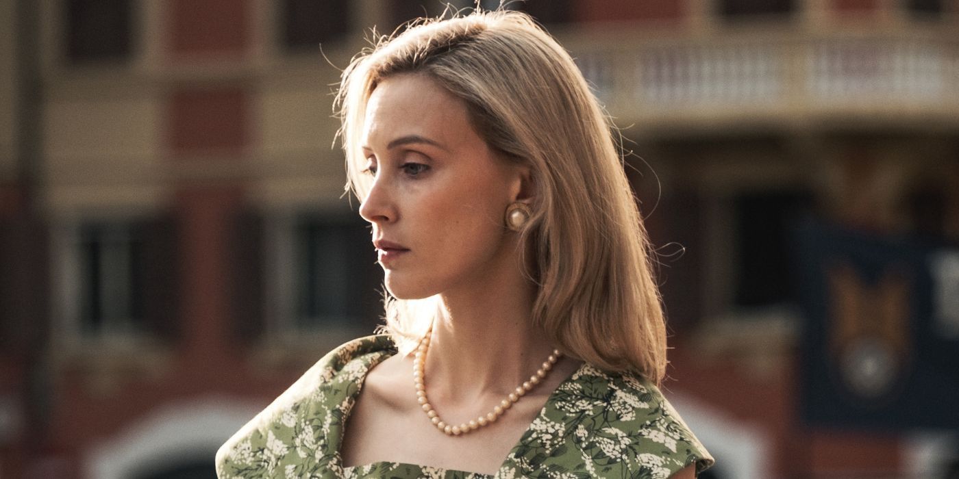 Sarah Gadon as Linda Christian in Ferrari