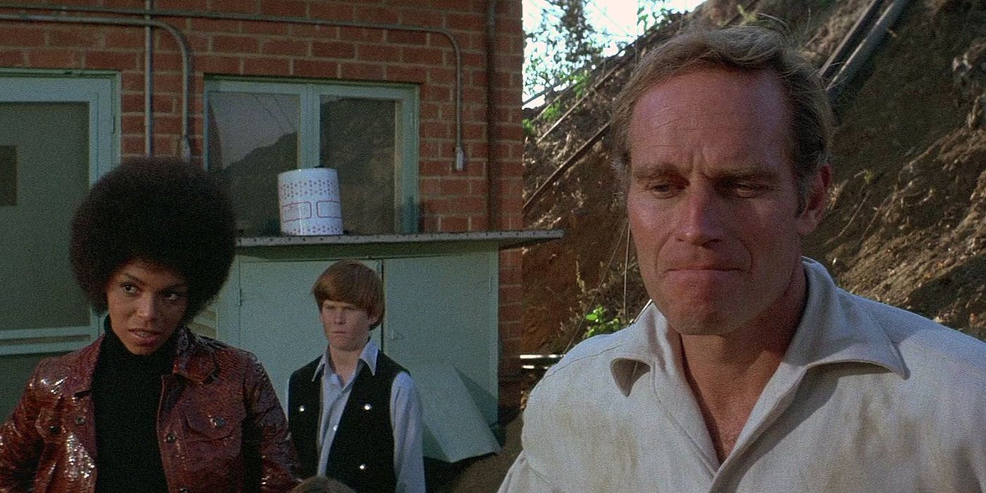 Charleton Heston in Omega Man