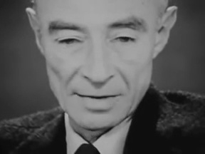 J. Robert Oppenheimer in the documentary, "The Day After Trinity."