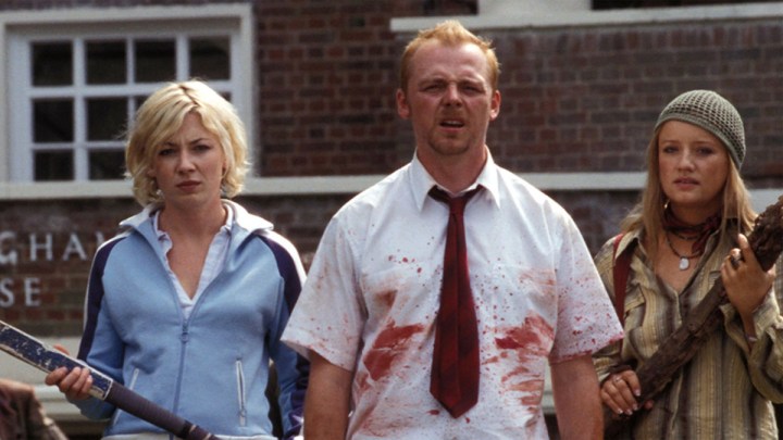 The cast of Shaun of the Dead