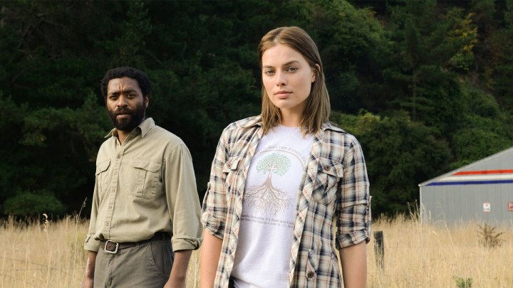 Chiwetel Ejiofor and Margot Robbie in Z for Zachariah.
