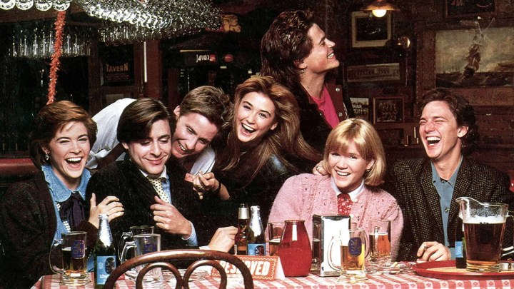The cast of St. Elmo's Fire.