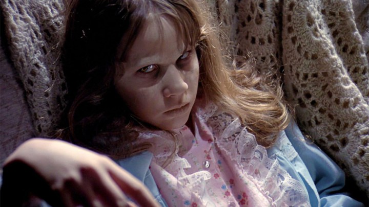 Linda Blair in The Exorcist.