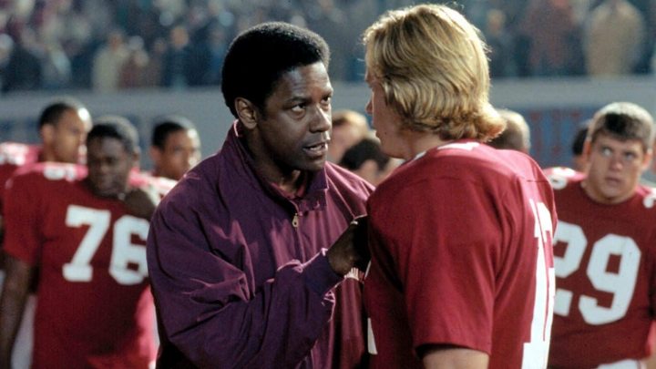 Denzel Washington in Remember the Titans.