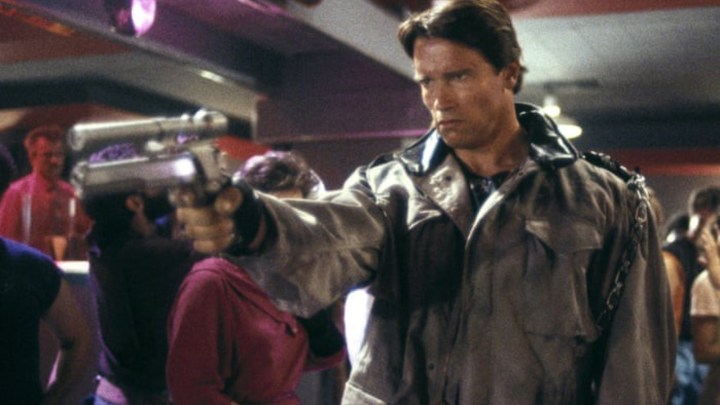 Arnold Schwarzenegger in The Terminator.