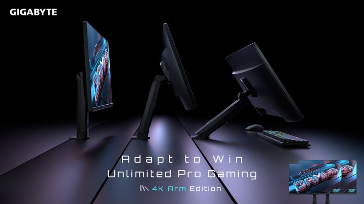 Gigabyte Arm Edition monitors.