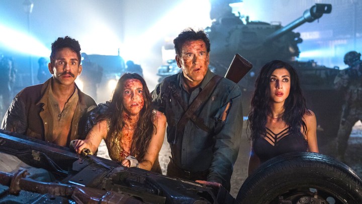 The cast of Ash vs. Evil Dead.