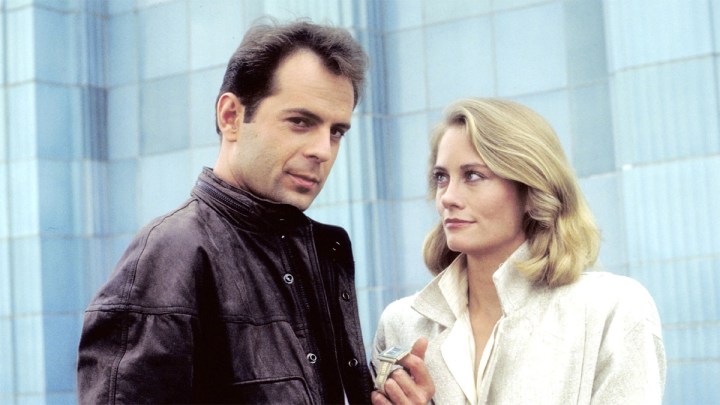 Bruce Willis and Cybill Shepherd in Moonlighting.