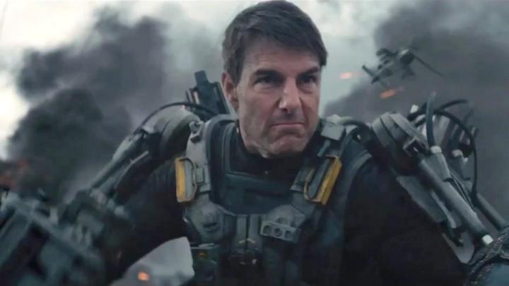 Tom Cruise in Edge of Tomorrow.