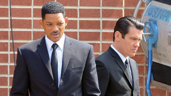 Will Smith and Josh Brolin in Men in Black III.