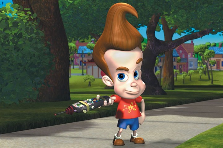 Jimmy Neutron with a remote.