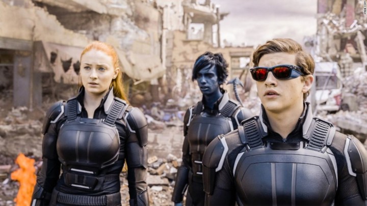 Jean Grey, Nightcrawler, and Cyclops in X-Men: Apocalypse.