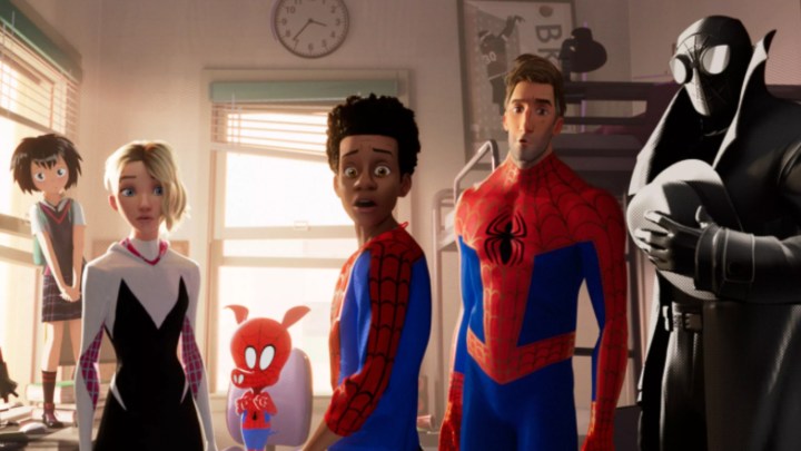 The alternate versions of Spider-Man from Spider-Man: Into the Spider-Verse