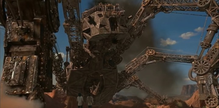 A giant mechanical spider in "Wild Wild West."