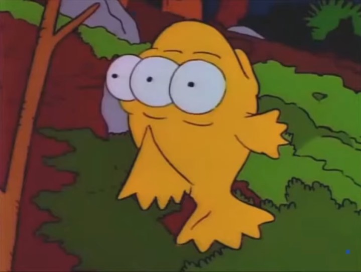 Blinky in "The Simpsons."