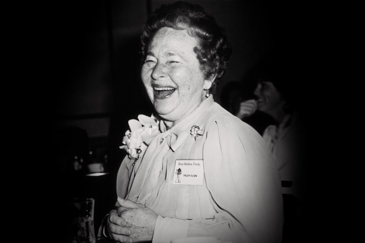 American biochemist and pharmacologist Gertrude Belle Elion.