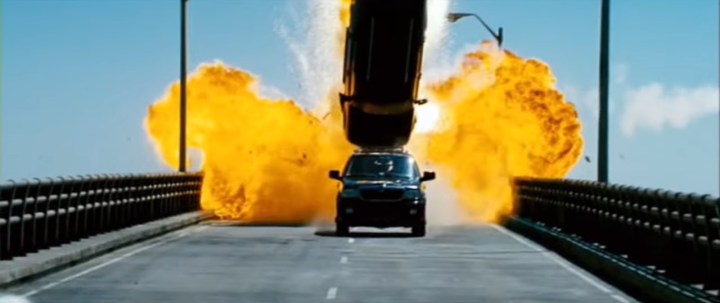 An explosion in "Mission: Impossible III."