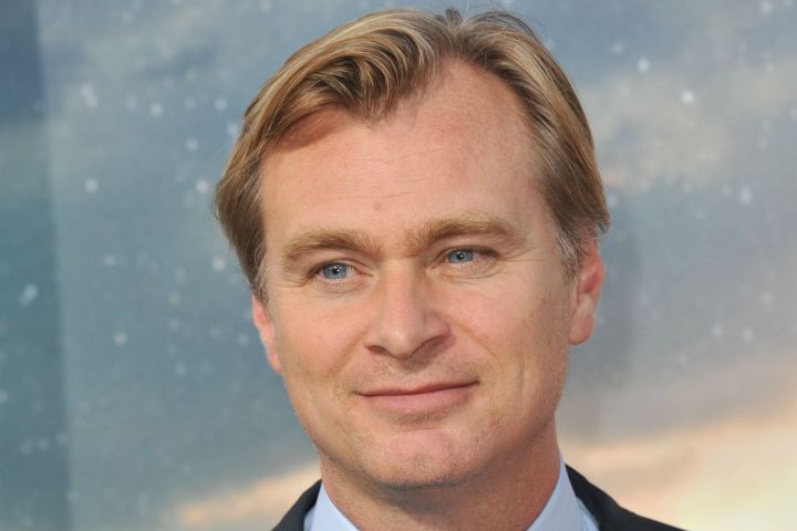 Close-up of Christopher Nolan.