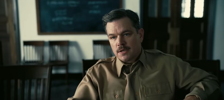 Matt Damon in "Oppenheimer."