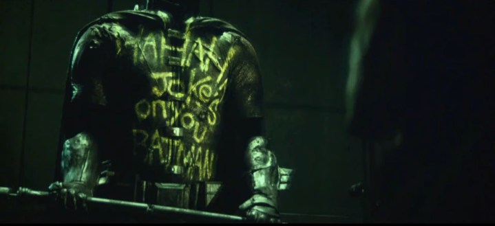 Robin's suit in "Batman v Superman: Dawn of Justice."