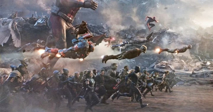 Marvel's heroes charge into battle in Avengers: Endgame.