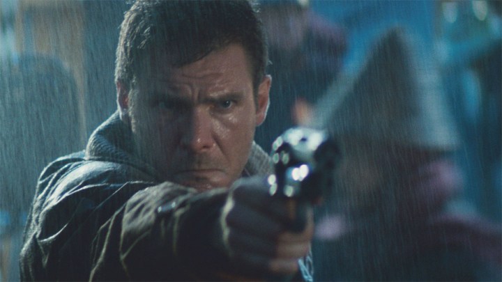 Harrison Ford in Blade Runner.