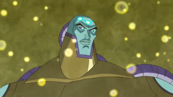 Lex Luthor merged with Brainiac in "Justice League Unlimited."