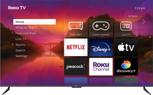 Roku - 65" Class Plus Series QLED 4K Smart RokuTV