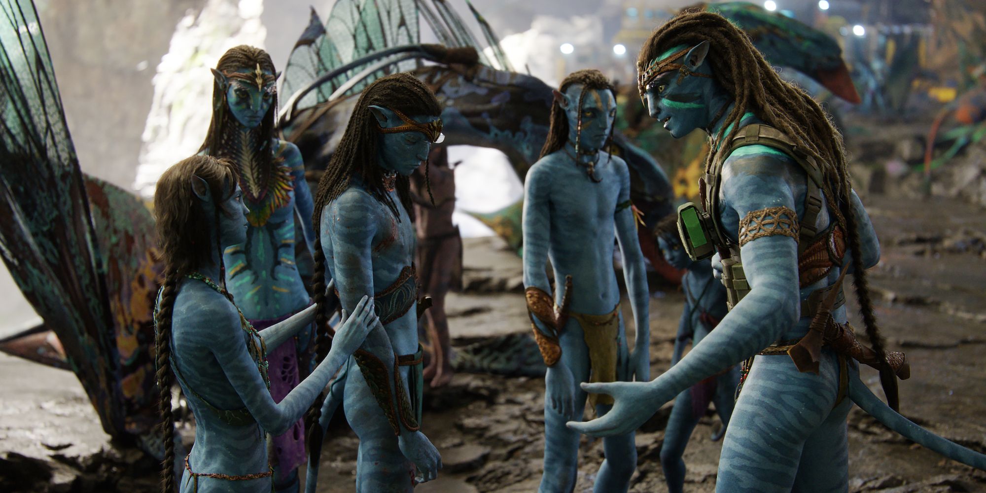 The Sully family in Avatar: The Way of Water.
