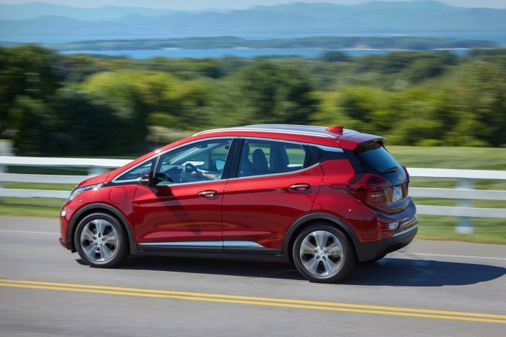 Red Chevrolet Bolt EV