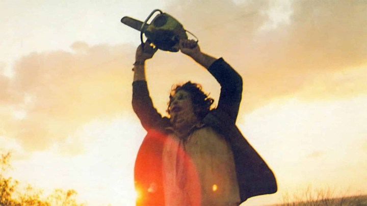 Gunnar Hansen in The Texas Chain Saw Massacre.