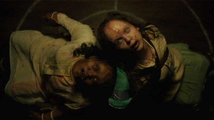 Two possessed girls in The Exorcist: Believer.