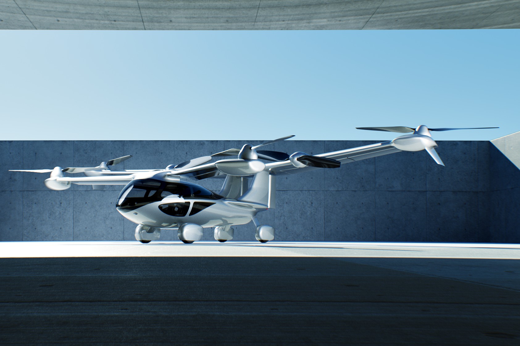 The Aska A5 is a electric vertical takeoff and landing (eVTOL) vehicle).