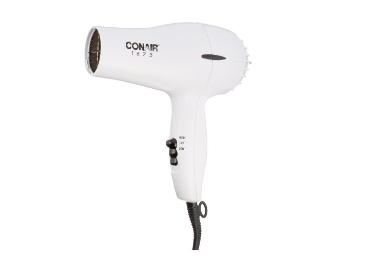 The white version of the 1875W Mid-Size Blow Dryer from Conair.