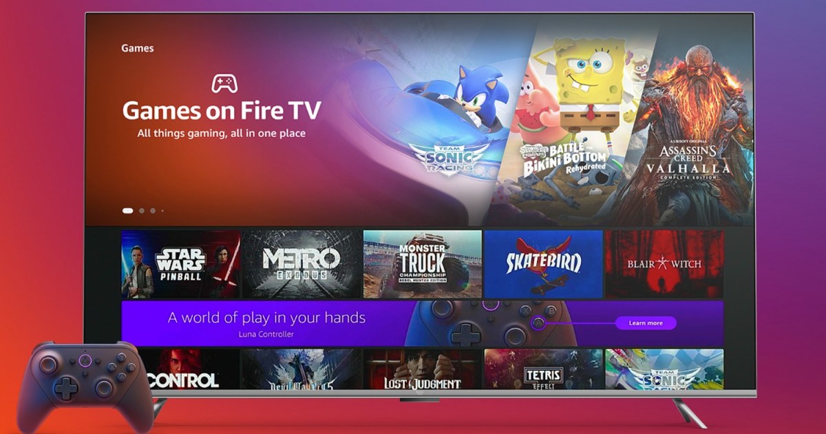 Amazon Fire TVs are getting their own cloud gaming hub