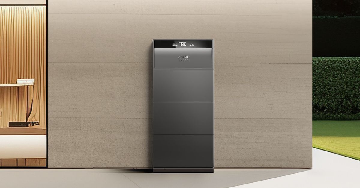 Anker’s Solix home solar battery system is its answer to Tesla’s Powerwall