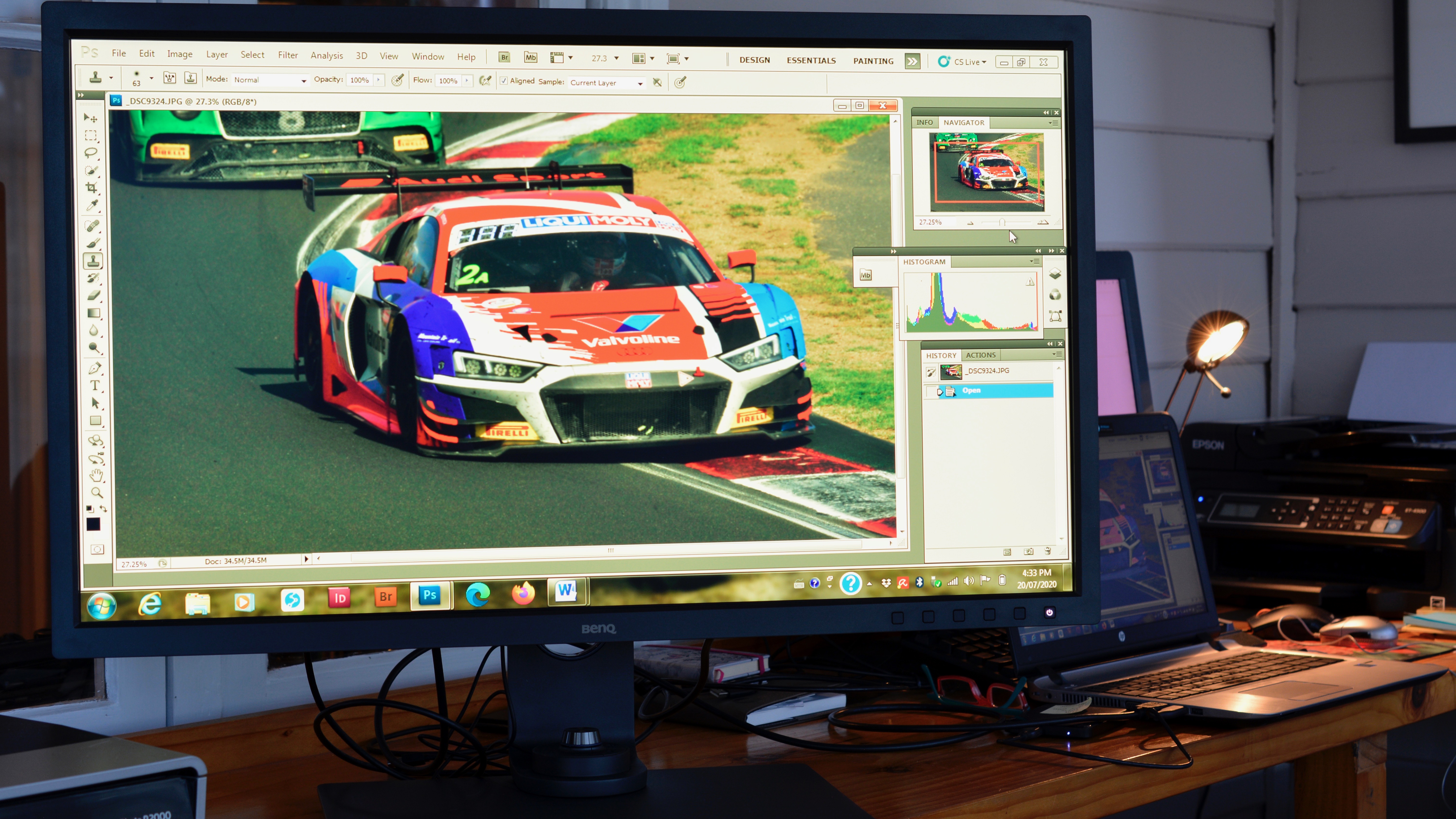best monitor BenQ SW321C PhotoVue on a content creation setup