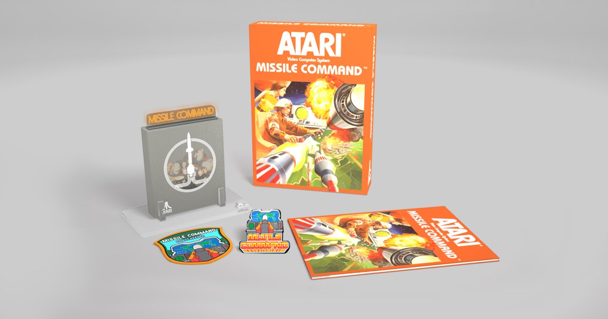 You can buy a working Missile Command Atari 2600 cartirdige