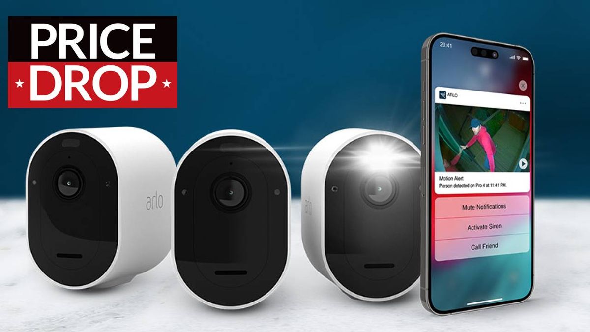 Upgrade your home security with $300 off the Arlo Pro 4 smart camera