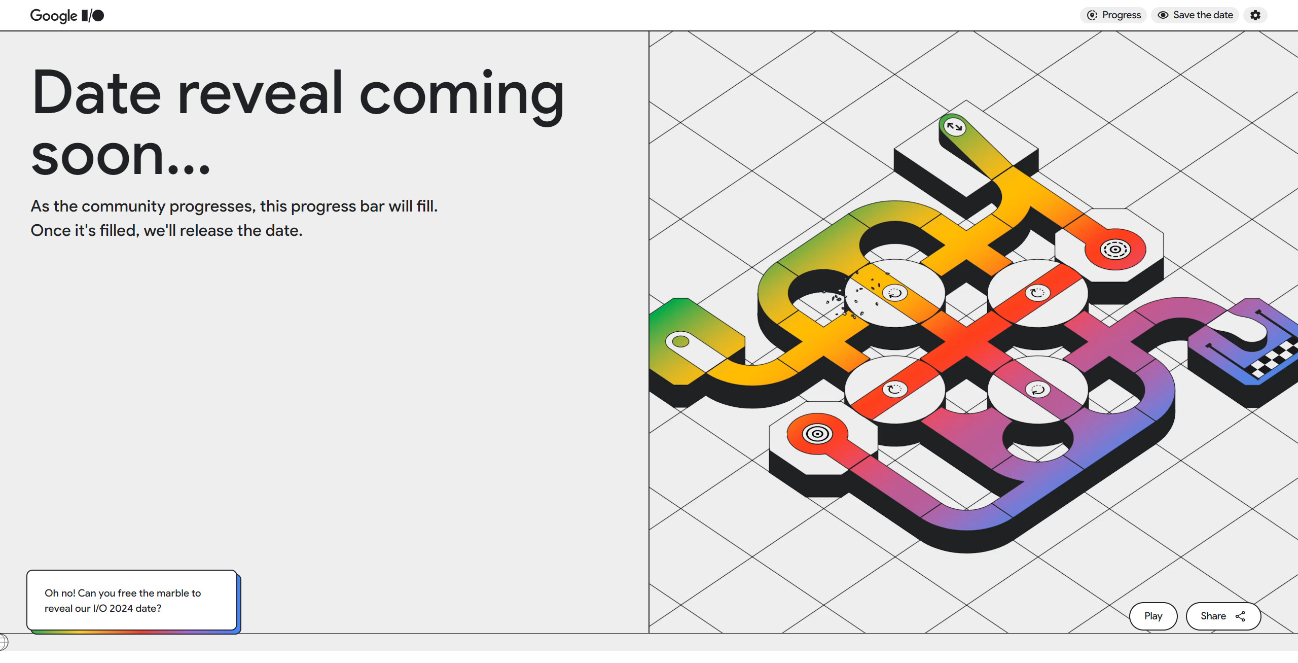 Google’s annual I/O puzzle is back.