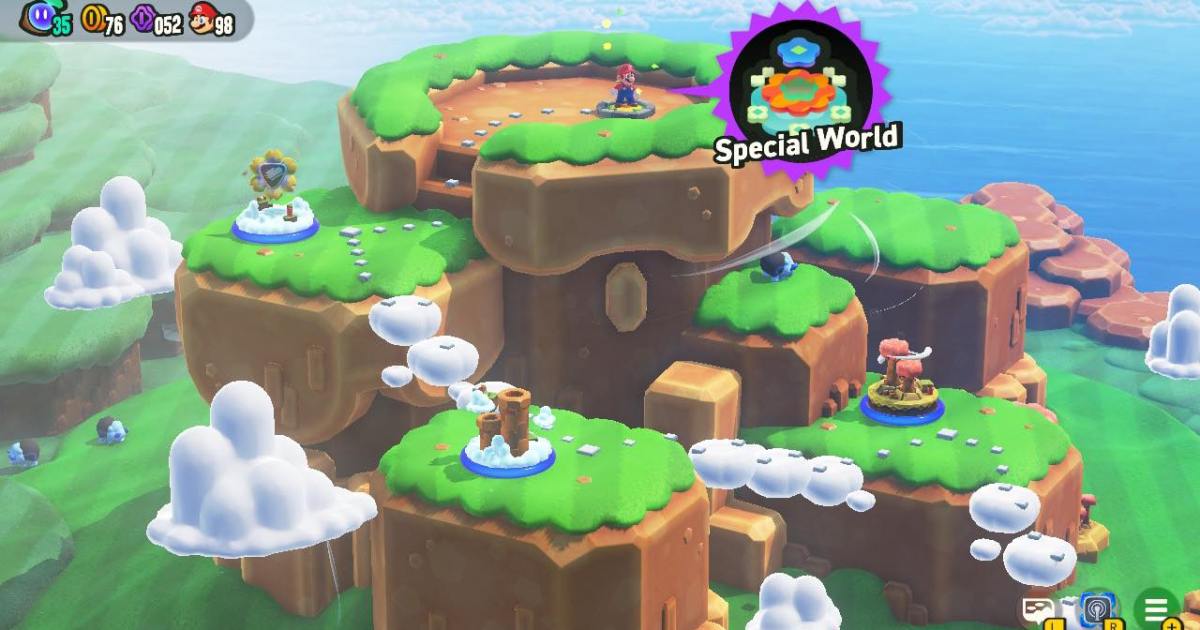All Special World entrances in Super Mario Bros. Wonder